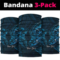 Personalised Polynesia Zodiac Pisces Neck Gaiter Galaxy Polynesian Pattern Chest Tattoo Style