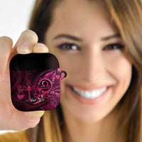 Personalised Polynesia Zodiac Libra AirPods Case Galaxy Polynesian Pattern Chest Tattoo Style