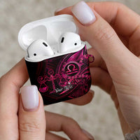 Personalised Polynesia Zodiac Libra AirPods Case Galaxy Polynesian Pattern Chest Tattoo Style