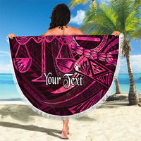 Personalised Polynesia Zodiac Libra Beach Blanket Galaxy Polynesian Pattern Chest Tattoo Style