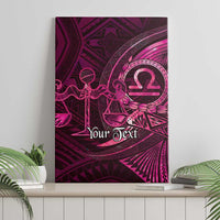Personalised Polynesia Zodiac Libra Canvas Wall Art Galaxy Polynesian Pattern Chest Tattoo Style LT14 - Polynesian Pride