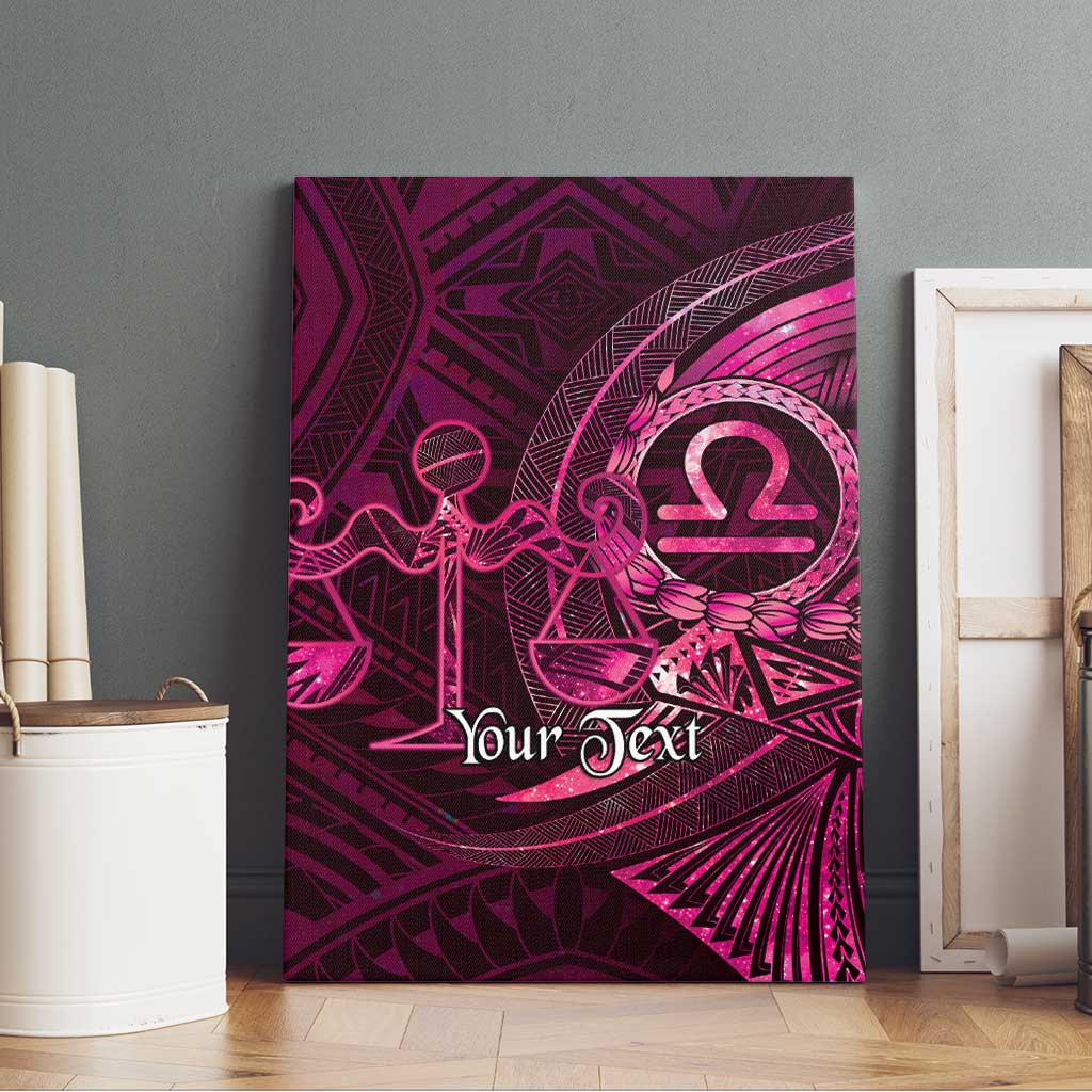 Personalised Polynesia Zodiac Libra Canvas Wall Art Galaxy Polynesian Pattern Chest Tattoo Style LT14 - Polynesian Pride