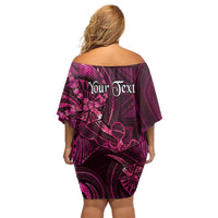 Personalised Polynesia Zodiac Libra Family Matching Off Shoulder Short Dress and Hawaiian Shirt Galaxy Polynesian Pattern Chest Tattoo Style LT14 - Polynesian Pride