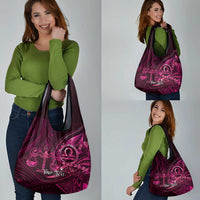 Personalised Polynesia Zodiac Libra Grocery Bag Galaxy Polynesian Pattern Chest Tattoo Style