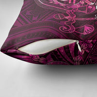 Personalised Polynesia Zodiac Libra Pillow Cover Galaxy Polynesian Pattern Chest Tattoo Style