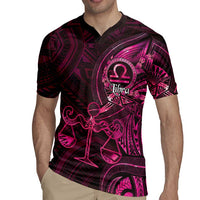 Personalised Polynesia Zodiac Libra Rugby Jersey Galaxy Polynesian Pattern Chest Tattoo Style LT14 - Polynesian Pride