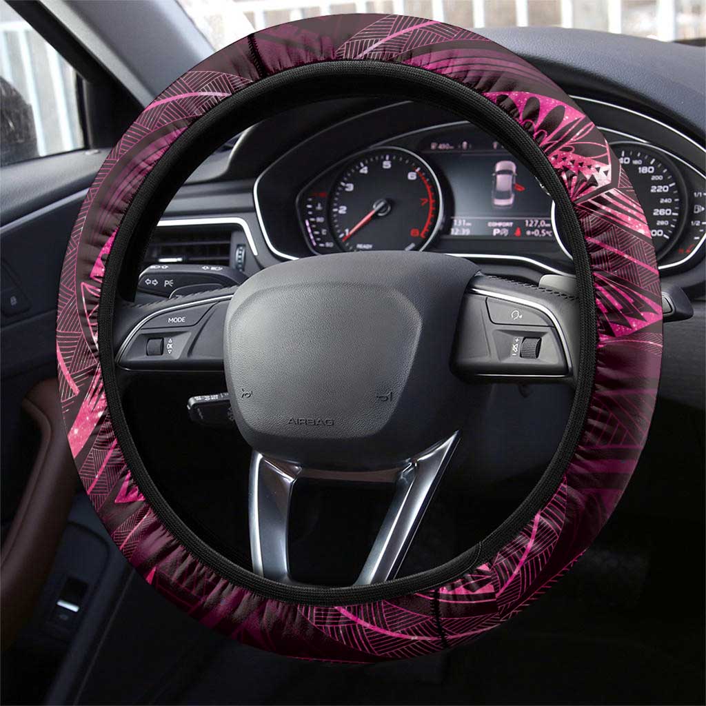 Polynesia Zodiac Libra Steering Wheel Cover Galaxy Polynesian Pattern Chest Tattoo Style LT14 - Polynesian Pride