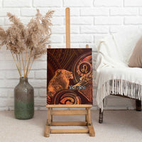 Personalised Polynesia Zodiac Leo Canvas Wall Art Galaxy Polynesian Pattern Chest Tattoo Style LT14 - Polynesian Pride