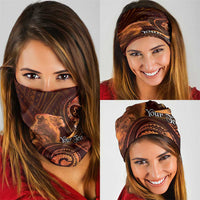 Personalised Polynesia Zodiac Leo Neck Gaiter Galaxy Polynesian Pattern Chest Tattoo Style LT14 - Polynesian Pride
