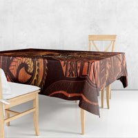 Personalised Polynesia Zodiac Leo Tablecloth Galaxy Polynesian Pattern Chest Tattoo Style LT14 - Polynesian Pride