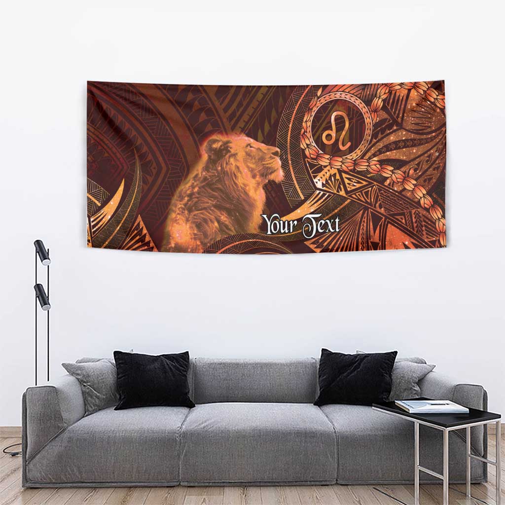 Personalised Polynesia Zodiac Leo Tapestry Galaxy Polynesian Pattern Chest Tattoo Style LT14 - Polynesian Pride