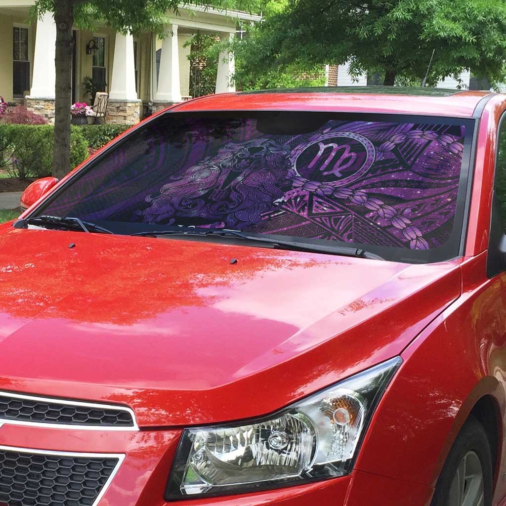 Personalised Polynesia Zodiac Virgo Auto Sun Shade Galaxy Polynesian Pattern Chest Tattoo Style LT14 - Polynesian Pride