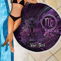 Personalised Polynesia Zodiac Virgo Beach Blanket Galaxy Polynesian Pattern Chest Tattoo Style LT14 - Polynesian Pride