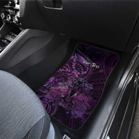 Personalised Polynesia Zodiac Virgo Car Mats Galaxy Polynesian Pattern Chest Tattoo Style