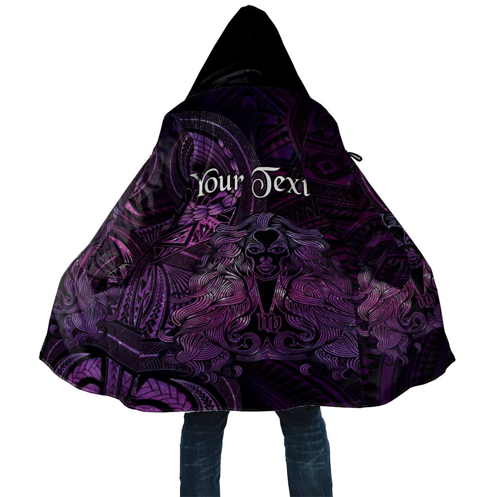 Personalised Polynesia Zodiac Virgo Cloak Galaxy Polynesian Pattern Chest Tattoo Style