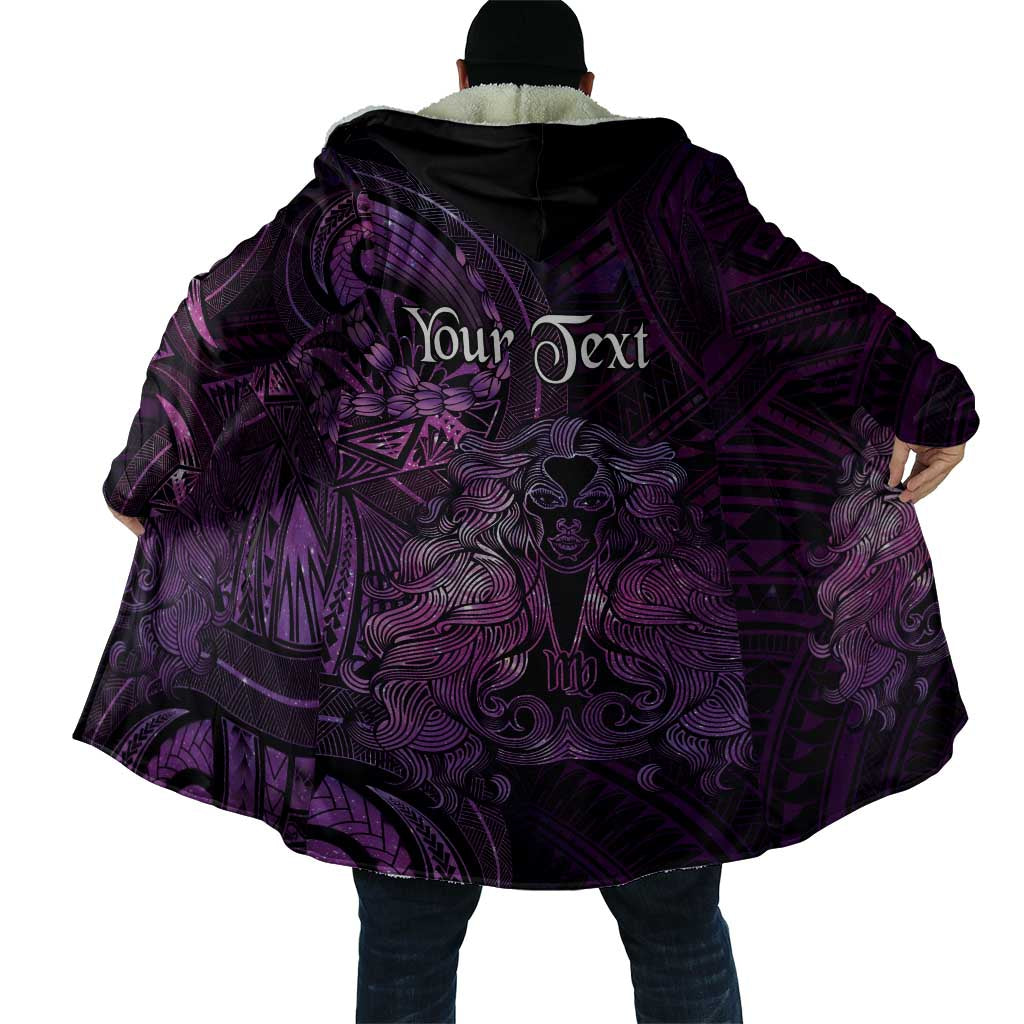 Personalised Polynesia Zodiac Virgo Cloak Galaxy Polynesian Pattern Chest Tattoo Style