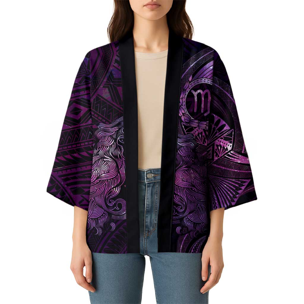 Personalised Polynesia Zodiac Virgo Kimono Galaxy Polynesian Pattern Chest Tattoo Style LT14 - Polynesian Pride