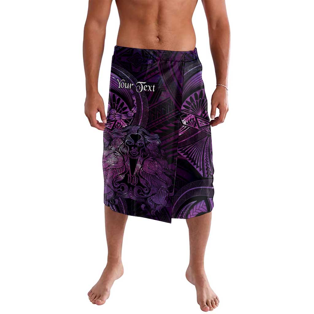 Personalised Polynesia Zodiac Virgo Lavalava Galaxy Polynesian Pattern Chest Tattoo Style