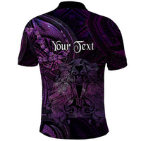 Personalised Polynesia Zodiac Virgo Polo Shirt Galaxy Polynesian Pattern Chest Tattoo Style LT14 - Polynesian Pride