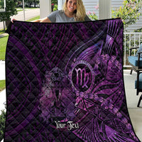 Personalised Polynesia Zodiac Virgo Quilt Galaxy Polynesian Pattern Chest Tattoo Style