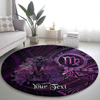 Personalised Polynesia Zodiac Virgo Round Carpet Galaxy Polynesian Pattern Chest Tattoo Style LT14 - Polynesian Pride
