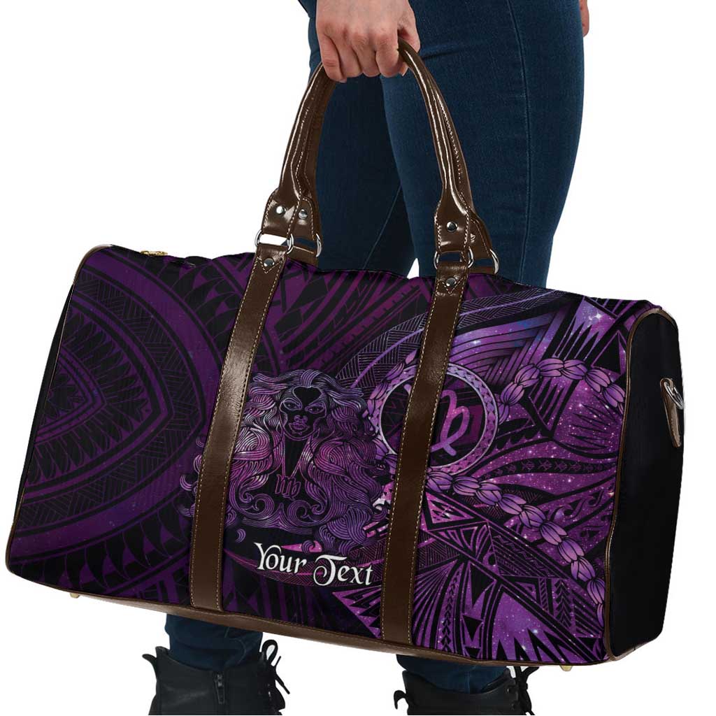 Personalised Polynesia Zodiac Virgo Travel Bag Galaxy Polynesian Pattern Chest Tattoo Style LT14 - Polynesian Pride