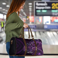 Personalised Polynesia Zodiac Virgo Travel Bag Galaxy Polynesian Pattern Chest Tattoo Style LT14 - Polynesian Pride