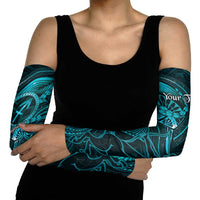 Personalised Polynesia Zodiac Sagittarius Arm Sleeves Galaxy Polynesian Pattern Chest Tattoo Style