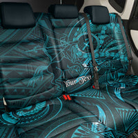 Personalised Polynesia Zodiac Sagittarius Back Car Seat Cover Galaxy Polynesian Pattern Chest Tattoo Style LT14 - Polynesian Pride