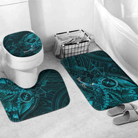 Personalised Polynesia Zodiac Sagittarius Bathroom Set Galaxy Polynesian Pattern Chest Tattoo Style