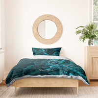 Personalised Polynesia Zodiac Sagittarius Bedding Set Galaxy Polynesian Pattern Chest Tattoo Style LT14 - Polynesian Pride