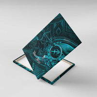 Personalised Polynesia Zodiac Sagittarius Canvas Wall Art Galaxy Polynesian Pattern Chest Tattoo Style