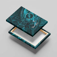 Personalised Polynesia Zodiac Sagittarius Canvas Wall Art Galaxy Polynesian Pattern Chest Tattoo Style