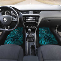 Personalised Polynesia Zodiac Sagittarius Car Mats Galaxy Polynesian Pattern Chest Tattoo Style