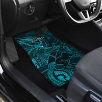 Personalised Polynesia Zodiac Sagittarius Car Mats Galaxy Polynesian Pattern Chest Tattoo Style