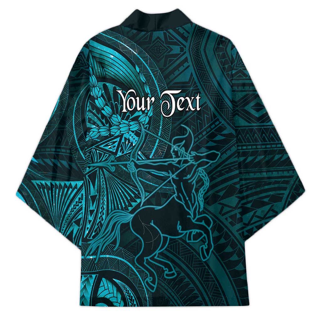 Personalised Polynesia Zodiac Sagittarius Kimono Galaxy Polynesian Pattern Chest Tattoo Style LT14 - Polynesian Pride