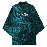 Personalised Polynesia Zodiac Sagittarius Kimono Galaxy Polynesian Pattern Chest Tattoo Style LT14 - Polynesian Pride