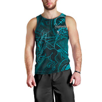 Personalised Polynesia Zodiac Sagittarius Men Tank Top Galaxy Polynesian Pattern Chest Tattoo Style LT14 - Polynesian Pride