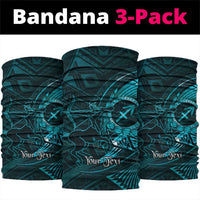 Personalised Polynesia Zodiac Sagittarius Neck Gaiter Galaxy Polynesian Pattern Chest Tattoo Style