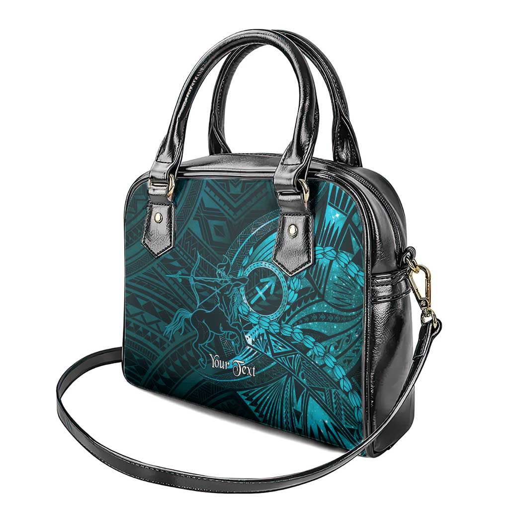 Personalised Polynesia Zodiac Sagittarius Shoulder Handbag Galaxy Polynesian Pattern Chest Tattoo Style LT14 - Polynesian Pride