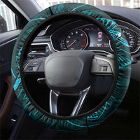 Polynesia Zodiac Sagittarius Steering Wheel Cover Galaxy Polynesian Pattern Chest Tattoo Style LT14 - Polynesian Pride