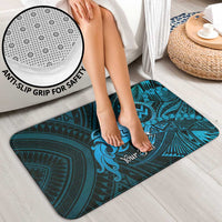 Personalised Polynesia Zodiac Aquarius Bathroom Set Galaxy Polynesian Pattern Chest Tattoo Style LT14 - Polynesian Pride