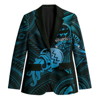 Personalised Polynesia Zodiac Aquarius Blazer Galaxy Polynesian Pattern Chest Tattoo Style