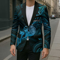Personalised Polynesia Zodiac Aquarius Blazer Galaxy Polynesian Pattern Chest Tattoo Style