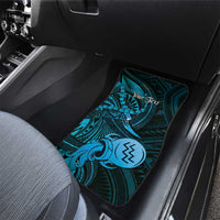 Personalised Polynesia Zodiac Aquarius Car Mats Galaxy Polynesian Pattern Chest Tattoo Style LT14 - Polynesian Pride