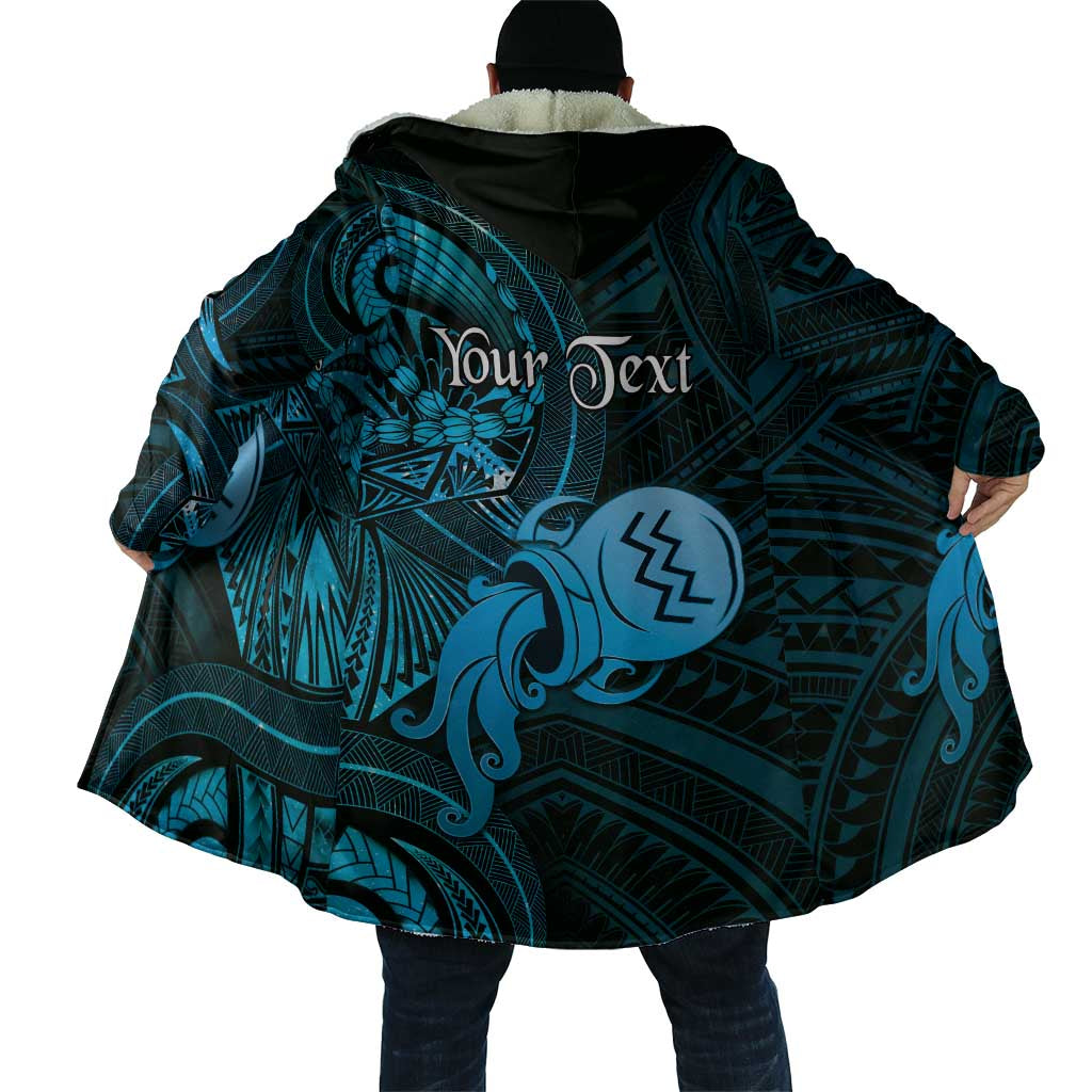 Personalised Polynesia Zodiac Aquarius Cloak Galaxy Polynesian Pattern Chest Tattoo Style LT14 - Polynesian Pride