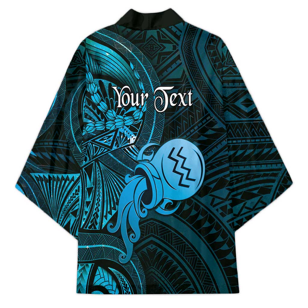 Personalised Polynesia Zodiac Aquarius Kimono Galaxy Polynesian Pattern Chest Tattoo Style LT14 - Polynesian Pride