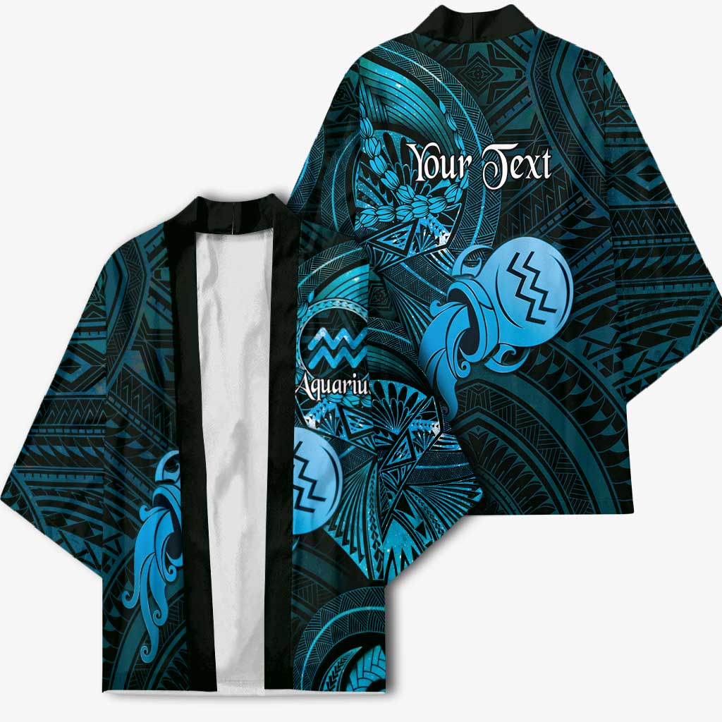 Personalised Polynesia Zodiac Aquarius Kimono Galaxy Polynesian Pattern Chest Tattoo Style LT14 - Polynesian Pride