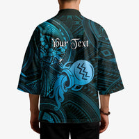 Personalised Polynesia Zodiac Aquarius Kimono Galaxy Polynesian Pattern Chest Tattoo Style LT14 - Polynesian Pride