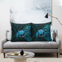 Personalised Polynesia Zodiac Aquarius Pillow Cover Galaxy Polynesian Pattern Chest Tattoo Style